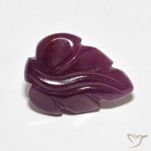 4.42ct 天然 Medium Dark-Purple 红宝石, 花式切割, 不透明