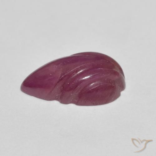 3.48克拉天然红宝石，花式切割，不透明