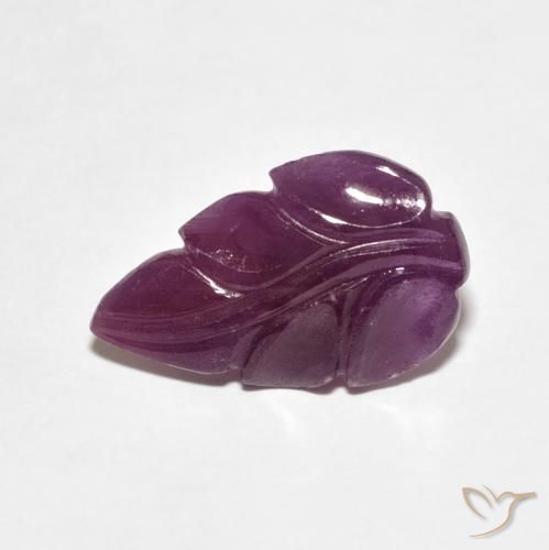 3.39ct 天然 Medium Dark-Purple 红宝石, 花式切割, 不透明