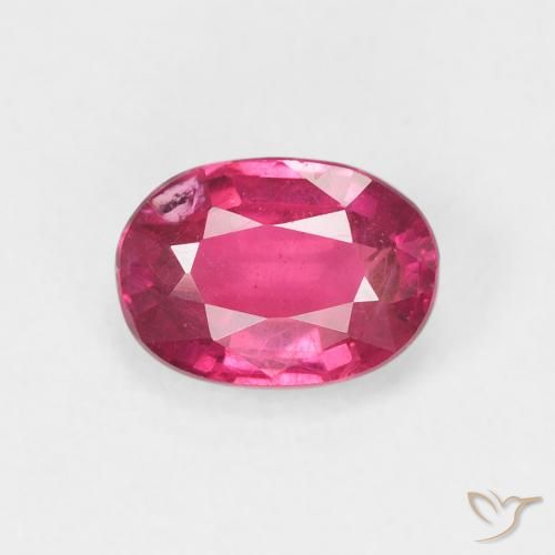 1.18ct 天然 粉红色 红宝石, 椭圆形, VS