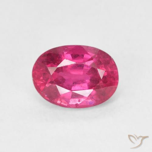 1.31ct 天然 粉红色 红宝石, 椭圆形, VS
