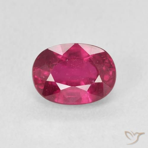 1.46ct 天然 粉红色 红宝石, 椭圆形, VS