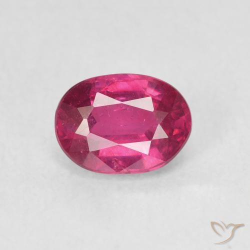 1.17ct 天然 粉红色 红宝石, 椭圆形, VS