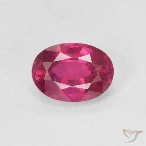 1.21ct 天然 粉红色 红宝石, 椭圆形, VS