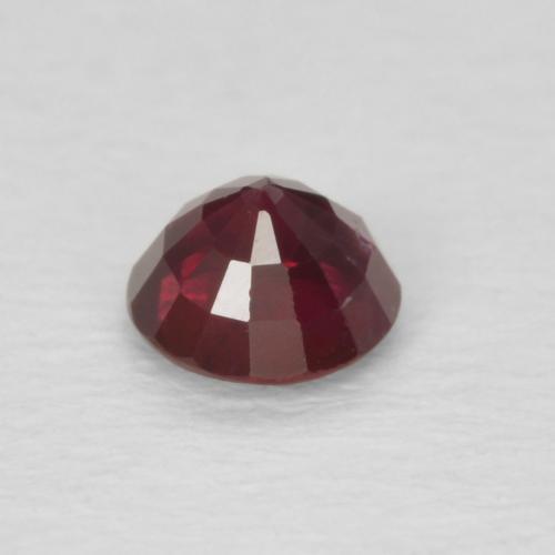 0.29克拉天然红宝石，圆形的，SI