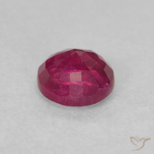 0.32克拉天然红宝石，圆形的，SI-I1