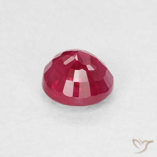 0.29克拉天然红宝石，圆形的，SI-I1