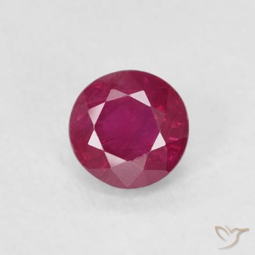 0.29ct 天然 粉红色 红宝石, 圆形的, SI-I1