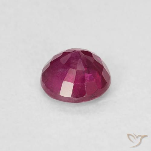 0.29克拉天然红宝石，圆形的，SI-I1