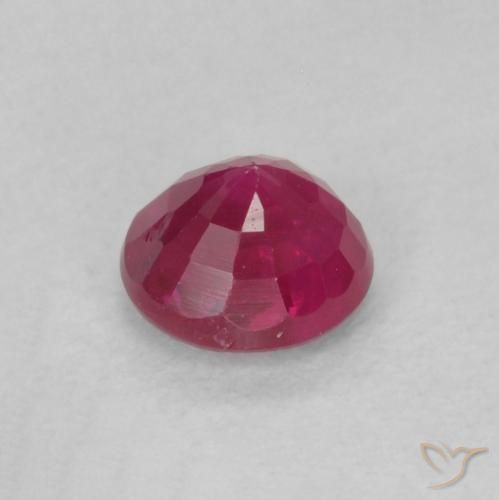 0.28克拉天然红宝石，圆形的，SI-I1