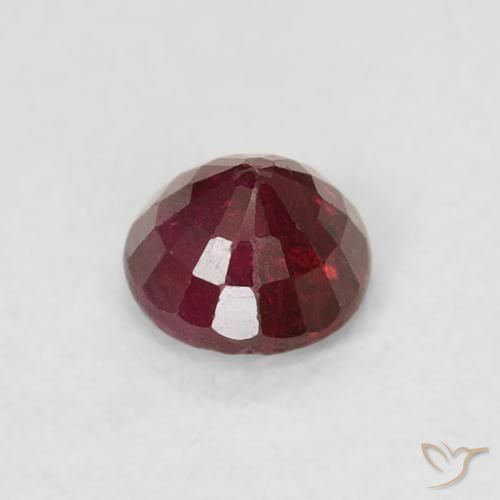 0.29克拉天然红宝石，圆形的，SI-I1