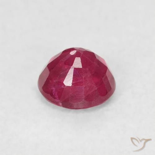 0.30克拉天然红宝石，圆形的，SI-I1
