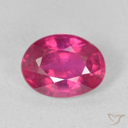 1.62ct 天然 粉红色 红宝石, 椭圆形, VS