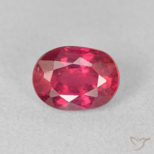 1.13ct 天然 粉红色 红宝石, 椭圆形, VS