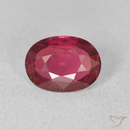 0.85ct 天然 果酱红 红宝石, 椭圆形, VS