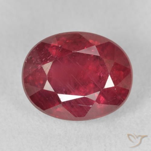 4.75ct 天然 深红色 红宝石, 椭圆形, VS-SI