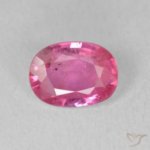 1.63ct 天然 Medium Dark-Pink 红宝石, 椭圆形, VS-SI