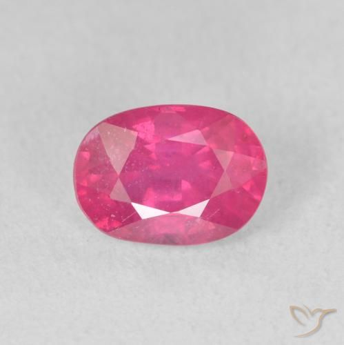 1.83ct 天然 深洋红色 红宝石, 椭圆形, VS-SI