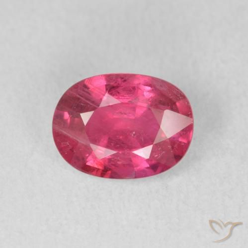 1.60ct 天然 红粉色 红宝石, 椭圆形, VS-SI