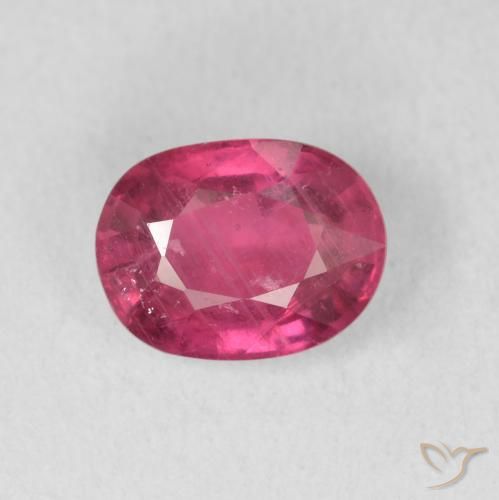 1.87ct 天然 中红 红宝石, 椭圆形, VS-SI