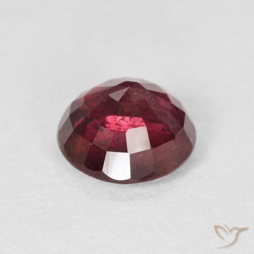 1.95克拉天然红宝石，圆形的，SI-I1
