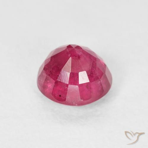 0.80克拉天然红宝石，圆形的，VS-SI