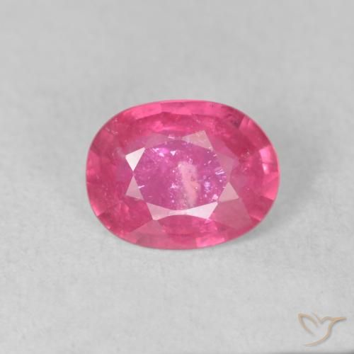 1.47ct 天然 深洋红色 红宝石, 椭圆形, VS-SI