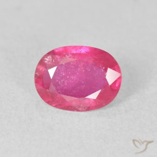 1.43ct 天然 艳粉色 红宝石, 椭圆形, VS-SI