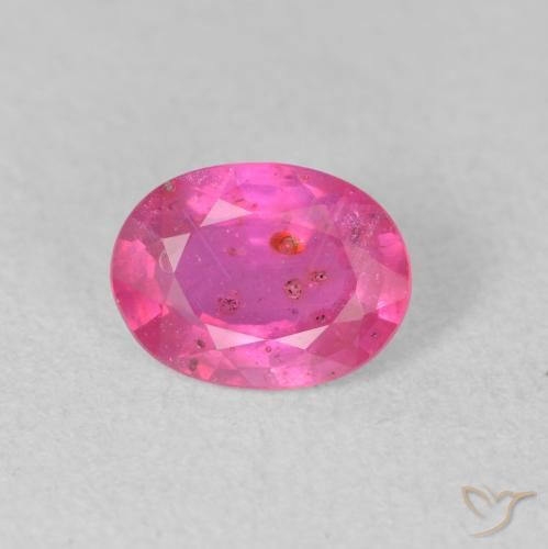 1.45ct 天然 艳粉色 红宝石, 椭圆形, VS-SI
