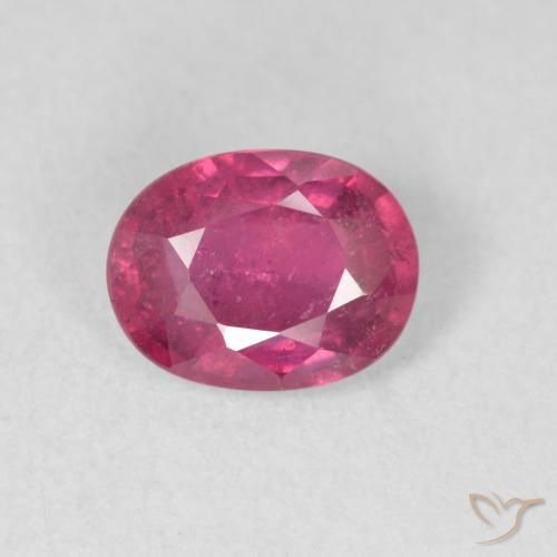 1.68ct 天然 粉红色 红宝石, 椭圆形, VS-SI