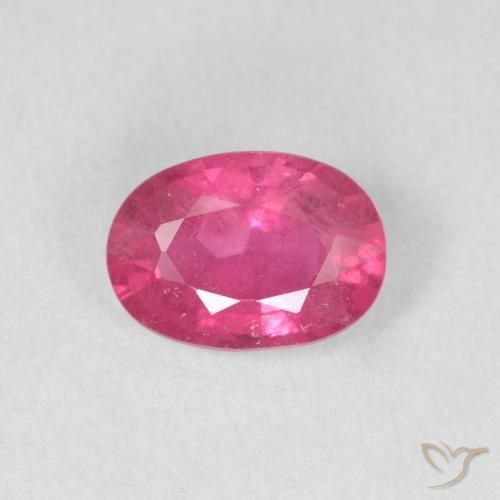 1.47ct 天然 深洋红色 红宝石, 椭圆形, VS-SI