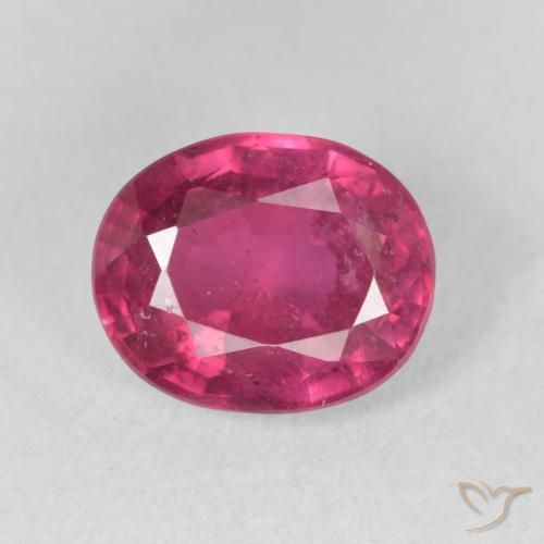 3.59ct 天然 红灯 红宝石, 椭圆形, VS-SI