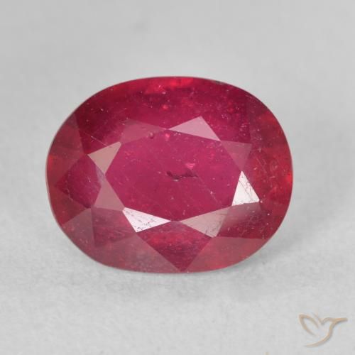 3.60ct 天然 果酱红 红宝石, 椭圆形, VS-SI