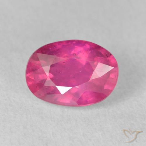 2.20ct 天然 Medium Dark-Pink 红宝石, 椭圆形, VS-SI