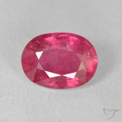 1.78ct 天然 洋红色粉红色 红宝石, 椭圆形, VS-SI
