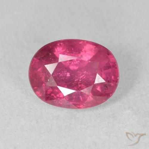 1.88ct 天然 深粉色 红宝石, 椭圆形, VS-SI
