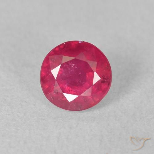 1.21ct 天然 红粉色 红宝石, 圆形的, VS-SI