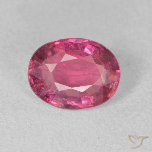 1.59ct 天然 红粉色 红宝石, 椭圆形, VS-SI