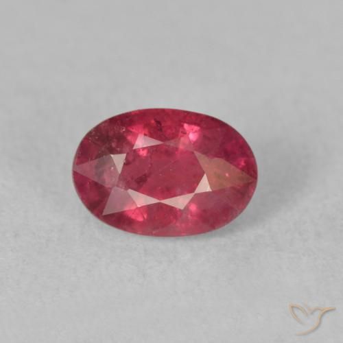 1.45ct 天然 红粉色 红宝石, 椭圆形, VS-SI