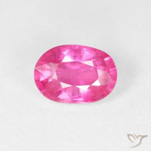 1.20ct 天然 深洋红色 红宝石, 椭圆形, VS