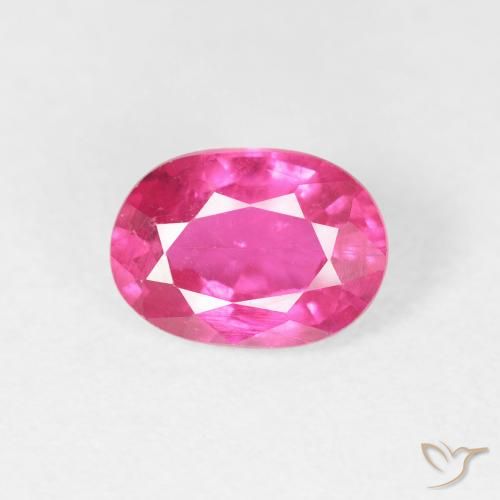 1.19ct 天然 艳粉色 红宝石, 椭圆形, VS