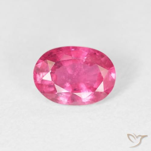 1.06ct 天然 Medium Dark-Pink 红宝石, 椭圆形, VS