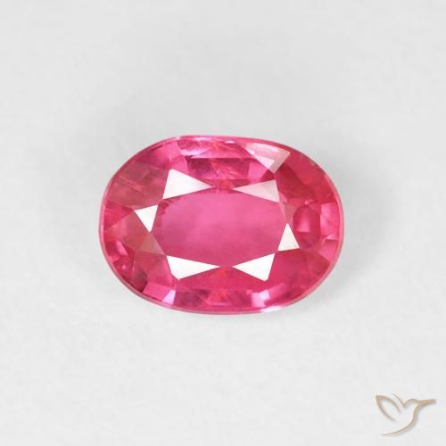 1.20ct 天然 深洋红色 红宝石, 椭圆形, VS