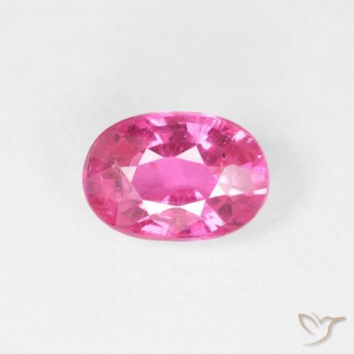 0.96ct 天然 Medium Dark-Pink 红宝石, 椭圆形, VS