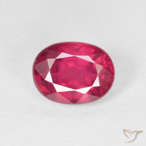 1.96ct 天然 红灯 红宝石, 椭圆形, VS-SI