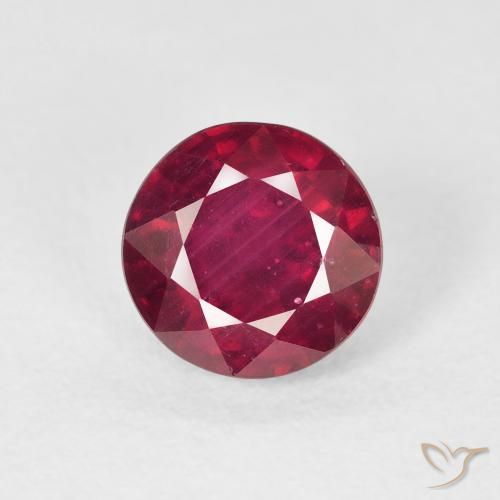 2.88ct 天然 粉红色 红宝石, 圆形的, VS