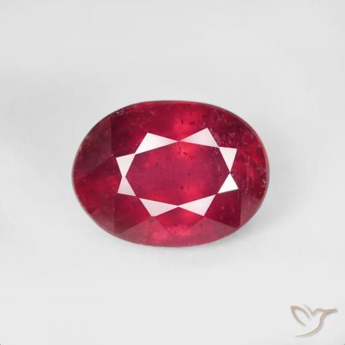 2.32ct 天然 中红 红宝石, 椭圆形, VS