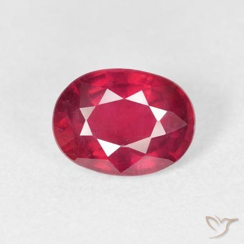 2.05ct 天然 深红色 红宝石, 椭圆形, VS