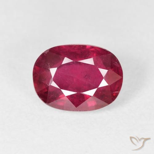2.05ct 天然 血红 红宝石, 椭圆形, VS