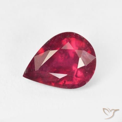 2.52ct 天然 粉红色 红宝石, 梨形, VS
